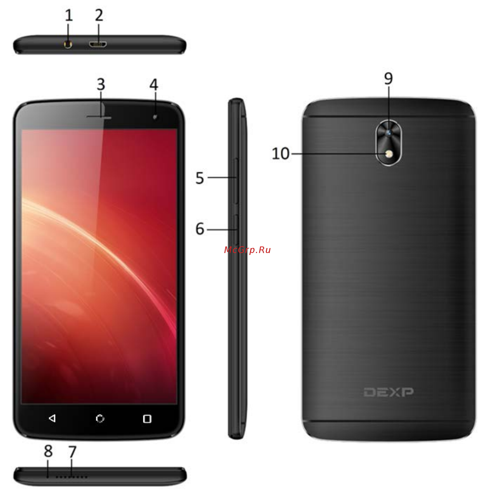 DEXP Ixion ES750 Connect [6/14] Схема устройства