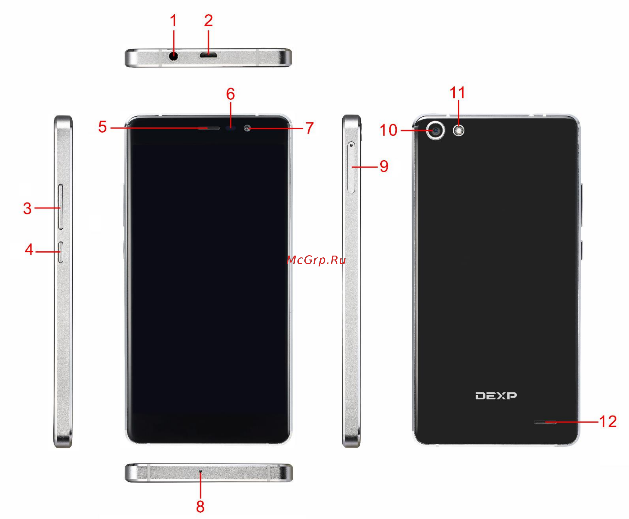 DEXP Ixion M850 [6/14] Схема устройства