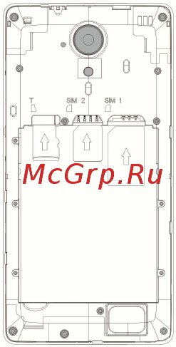 DEXP Ixion ES250 Rage LTE 8Gb [10/27] Установка sim карты и карты памяти