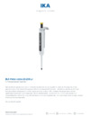 IKA Pette vario 20-200 µl 0020011215 Технический паспорт