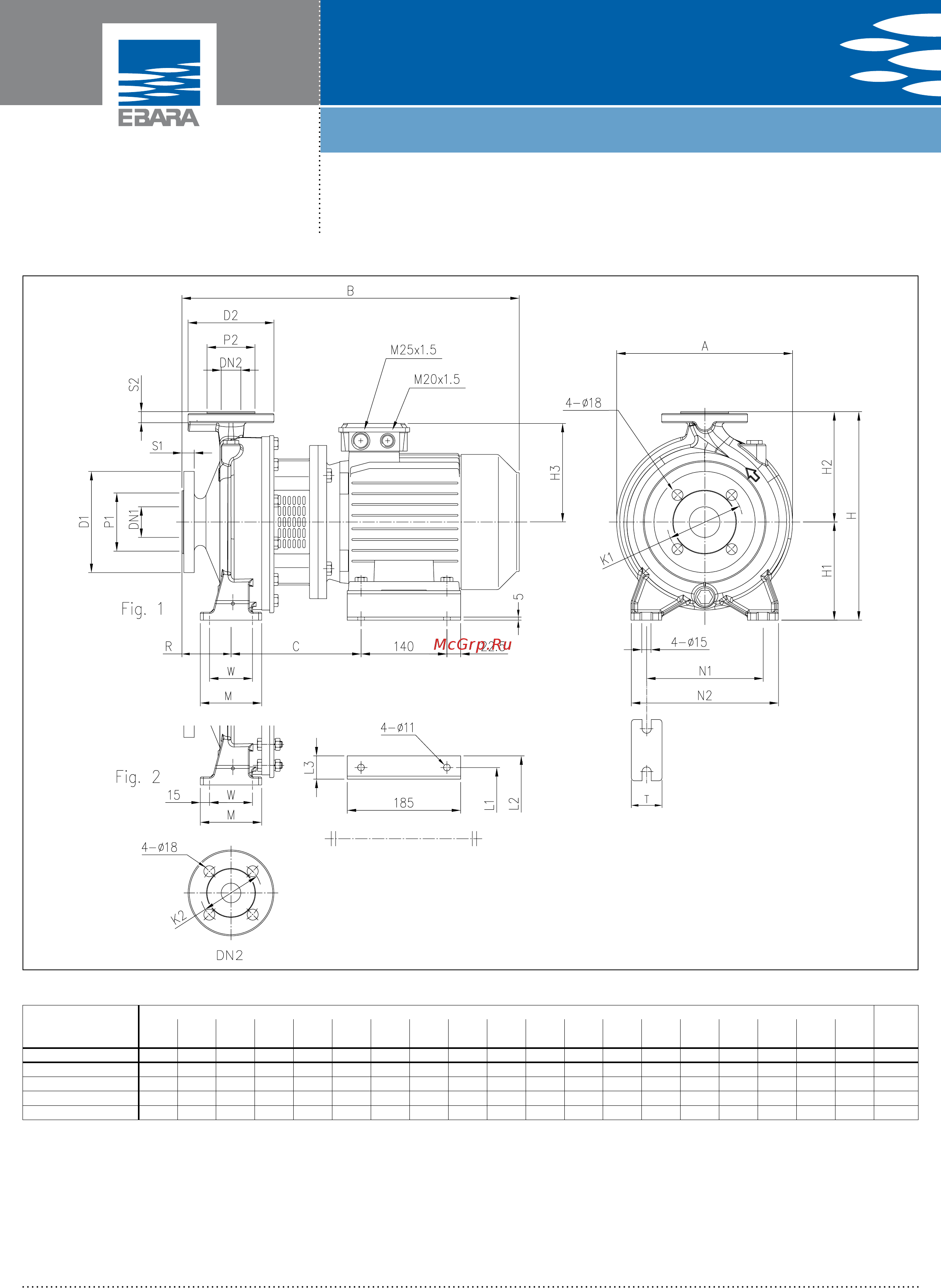 Ebara 3DP 65-160/11 [53/66] D series