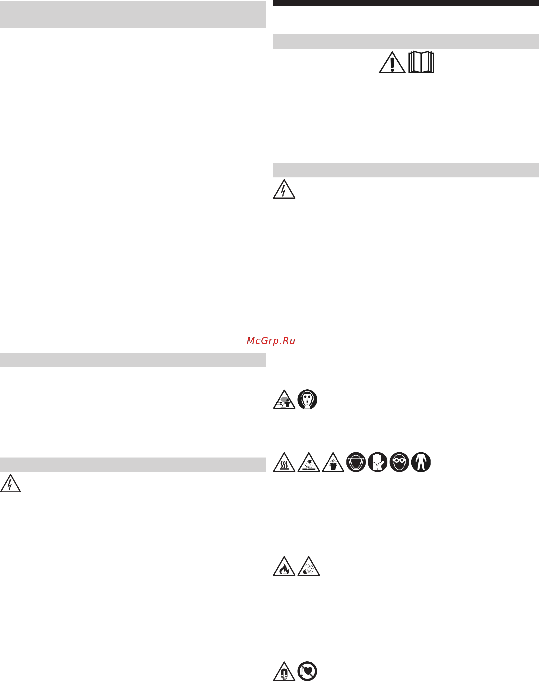 Deca DECATIG 200E AC/DC [10/40] Advertencias de seguridad