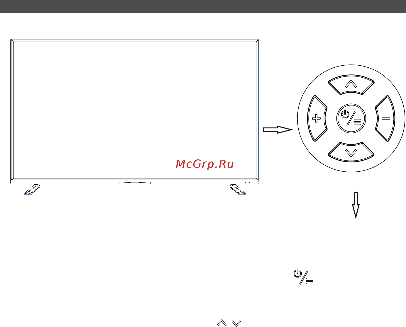 DEXP H32C3200C [10/31] Панель управления тв