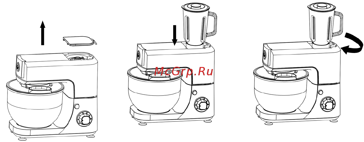 DEXP KM-800 [10/16] Блендер