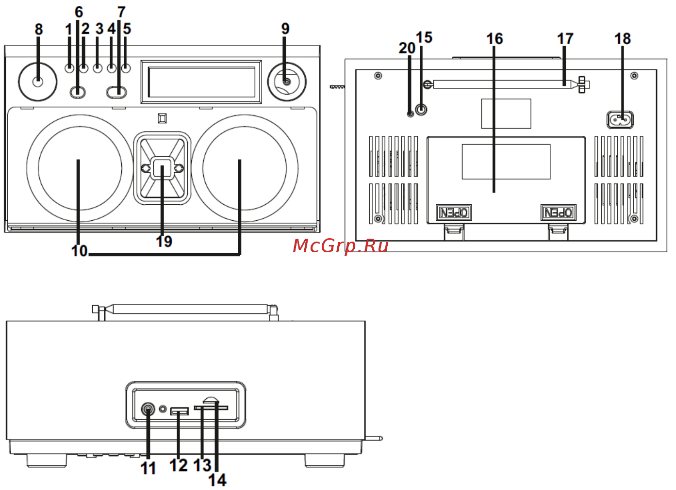 DEXP RS800 [4/8] Схема устройства
