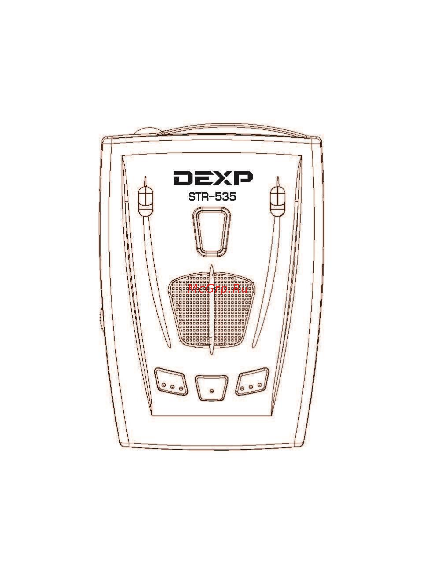 DEXP STR-535 Инструкция по эксплуатации онлайн [2/8] 447573