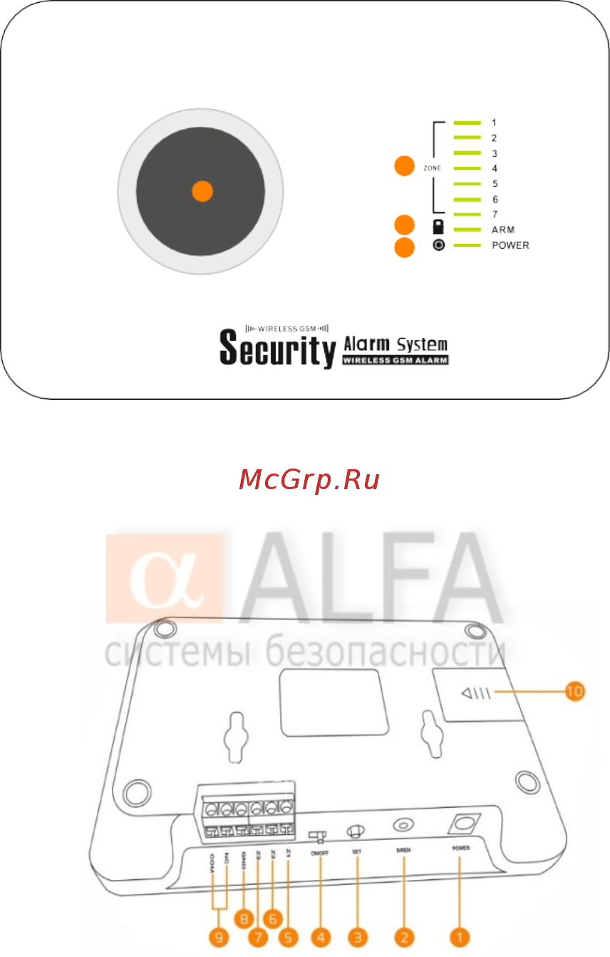 Alfa Страж А10-Т [4/18] Режимы индикации
