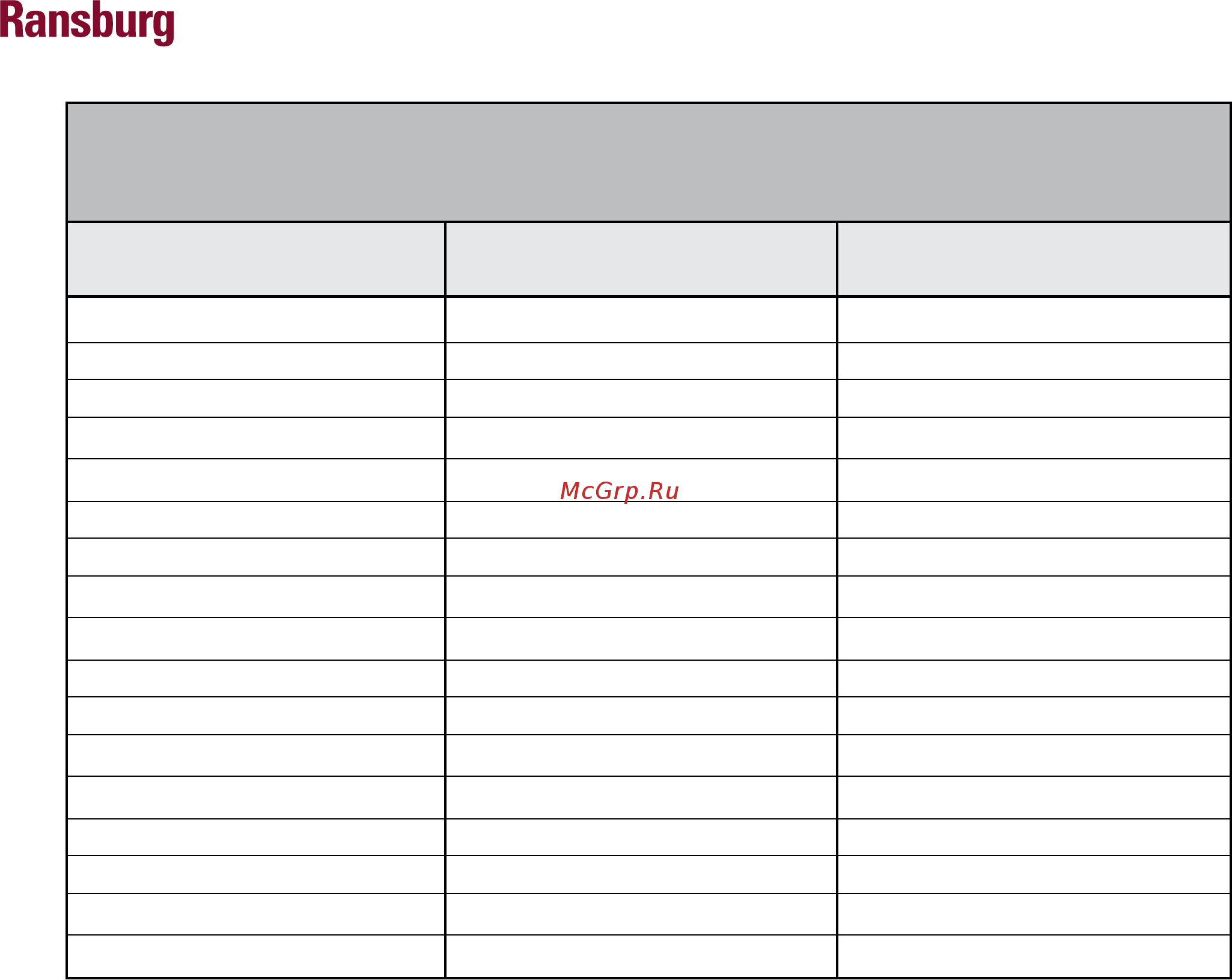 Ransburg 76652-03 [12/23] Table 1 comparison to 8333 00 sprayability meter with new multi function meter