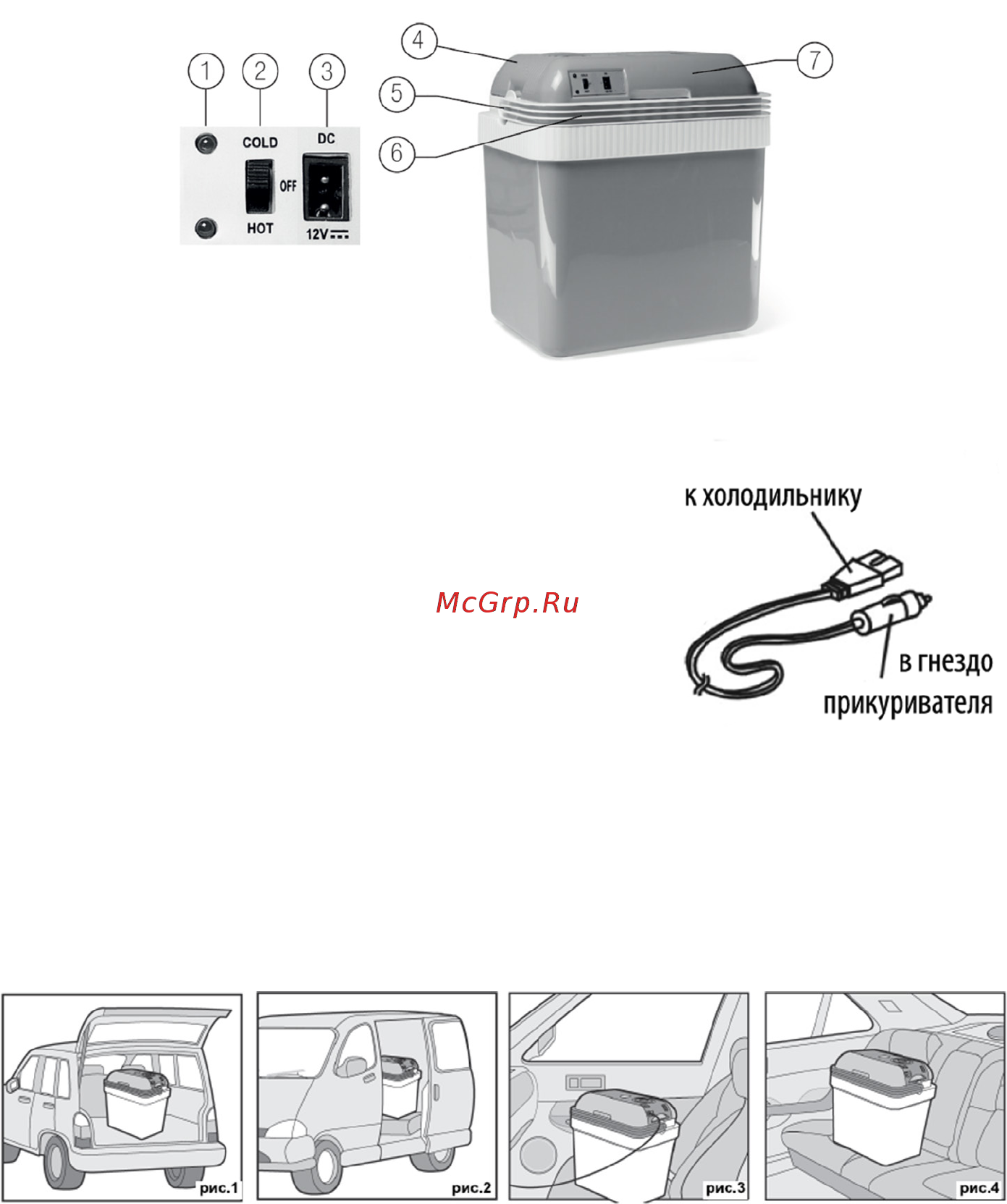 DEXP FR-243 [3/8] Схема устройства