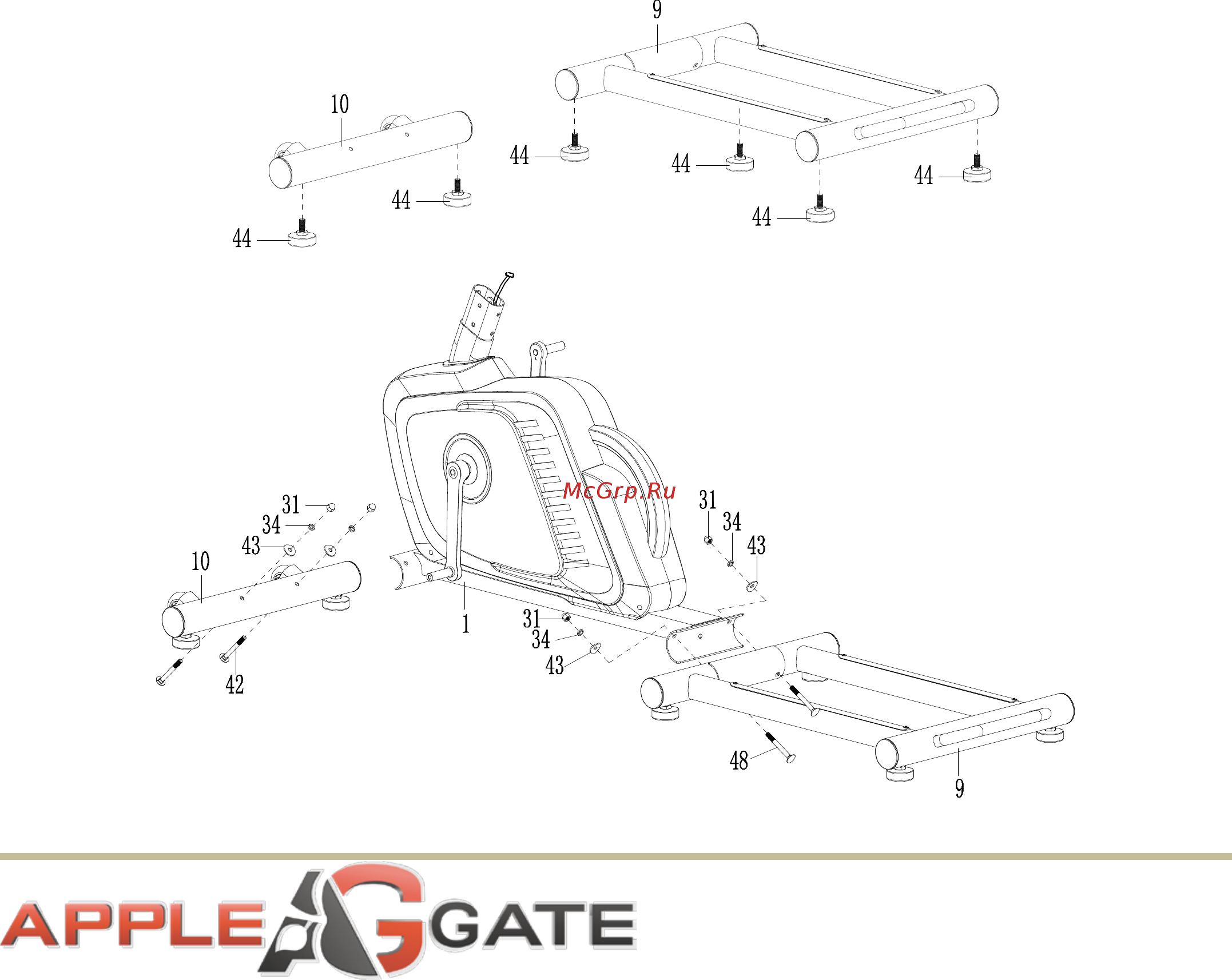 APPLEGATE X32 A [9/27] Сборка оборудования