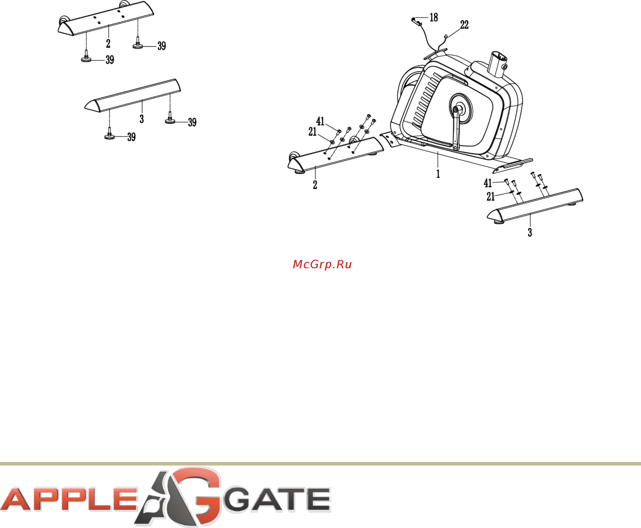 APPLEGATE B32 M [9/21] Сборка оборудования