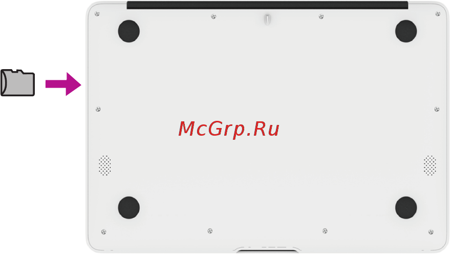 DEXP Navis M100 [10/14] Установка карты памяти