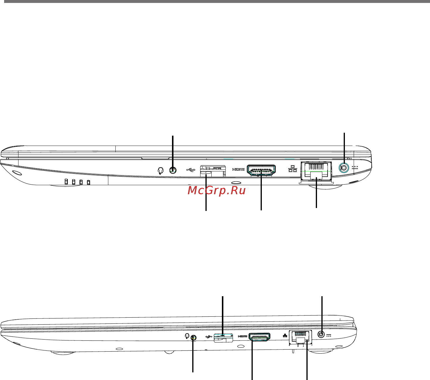 DEXP Aquilon O145 [18/28] Данный вход позволяет вам подключать наушники внешние динамики усилители или дополнительный микрофон к вашему ноутбуку