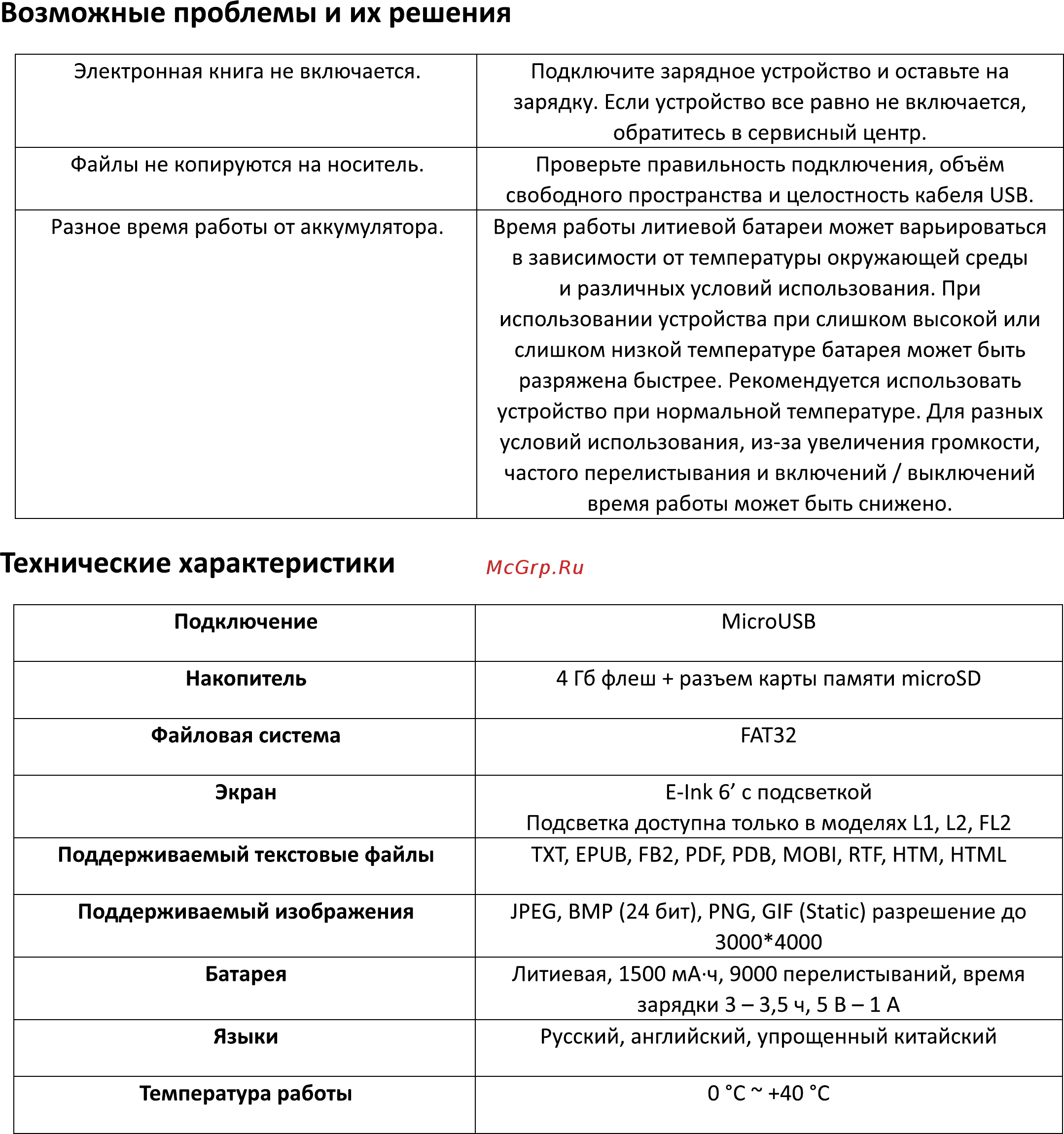 DEXP L1 Moon [8/10] Возможные проблемы и их решения