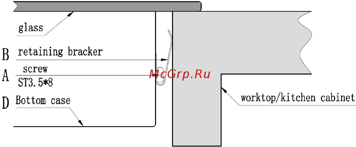 DEXP 8M4CTYL/B [9/16] Подключение варочной панели к сети электропитания