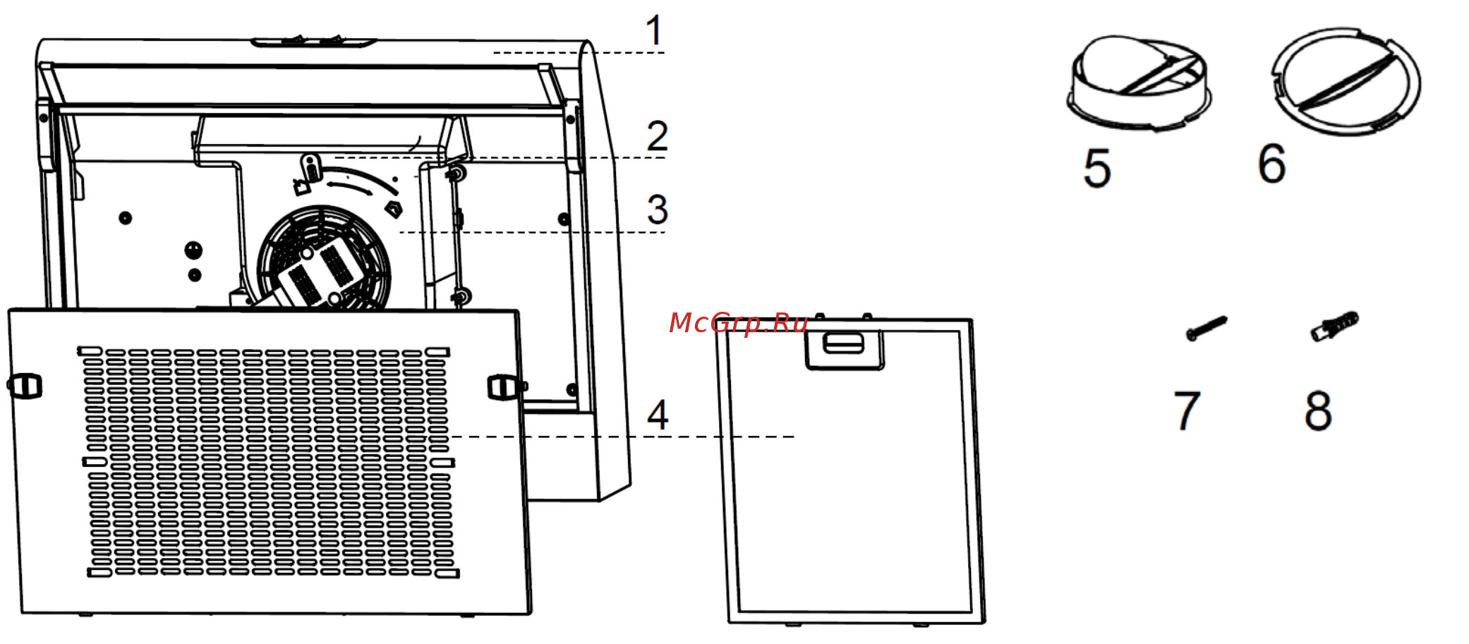 DEXP MSH350 [4/10] Схема устройства