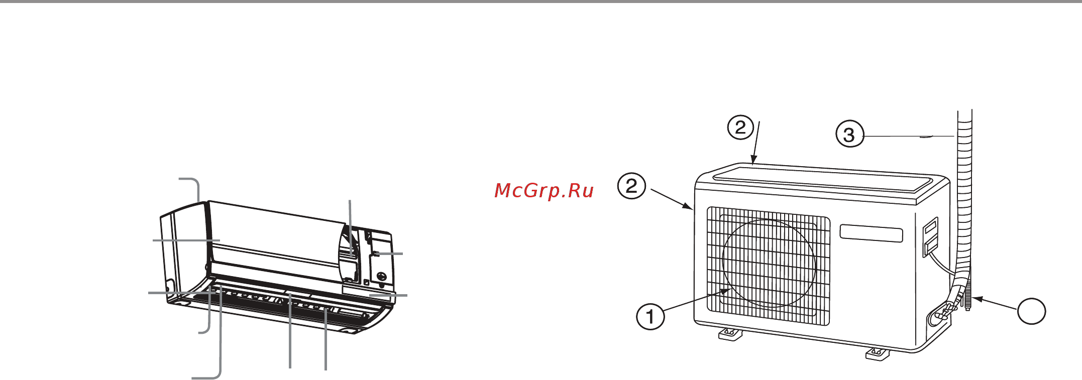 Haier HSU-09RK03/R2 [10/48] Основные части кондиционера