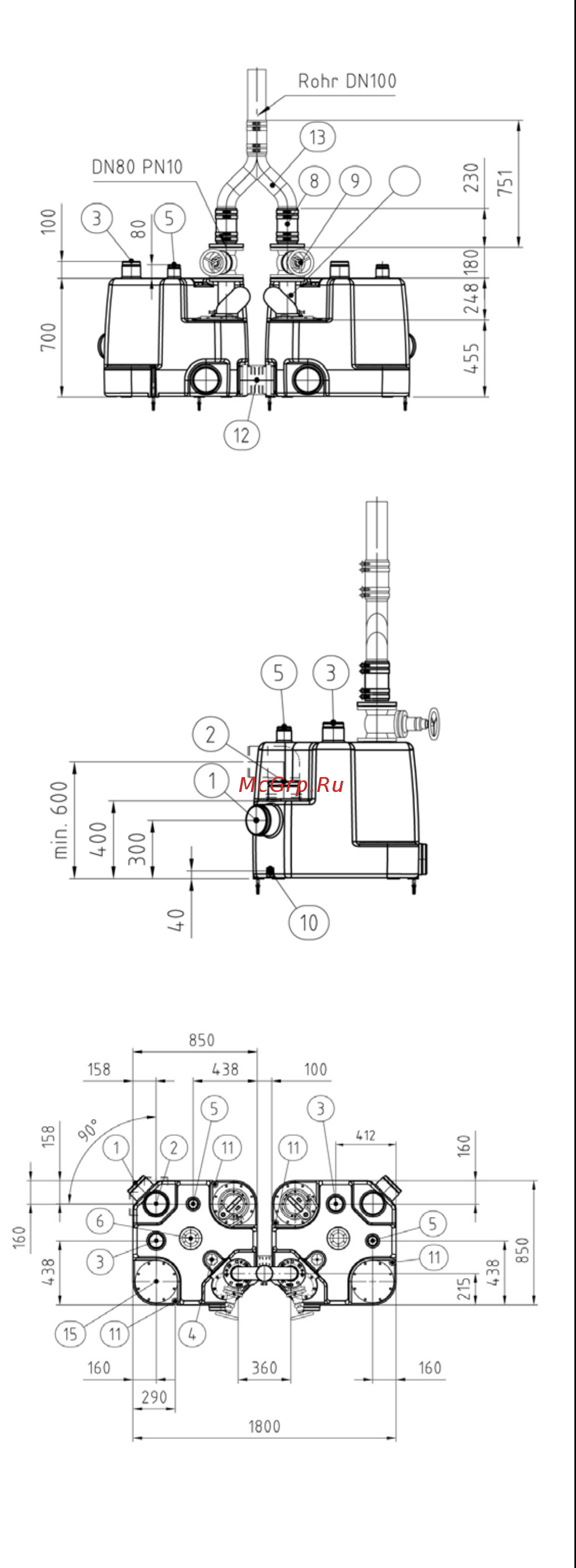 Homa Sanistar C 102D Инструкция по эксплуатации онлайн [11/16] 449182