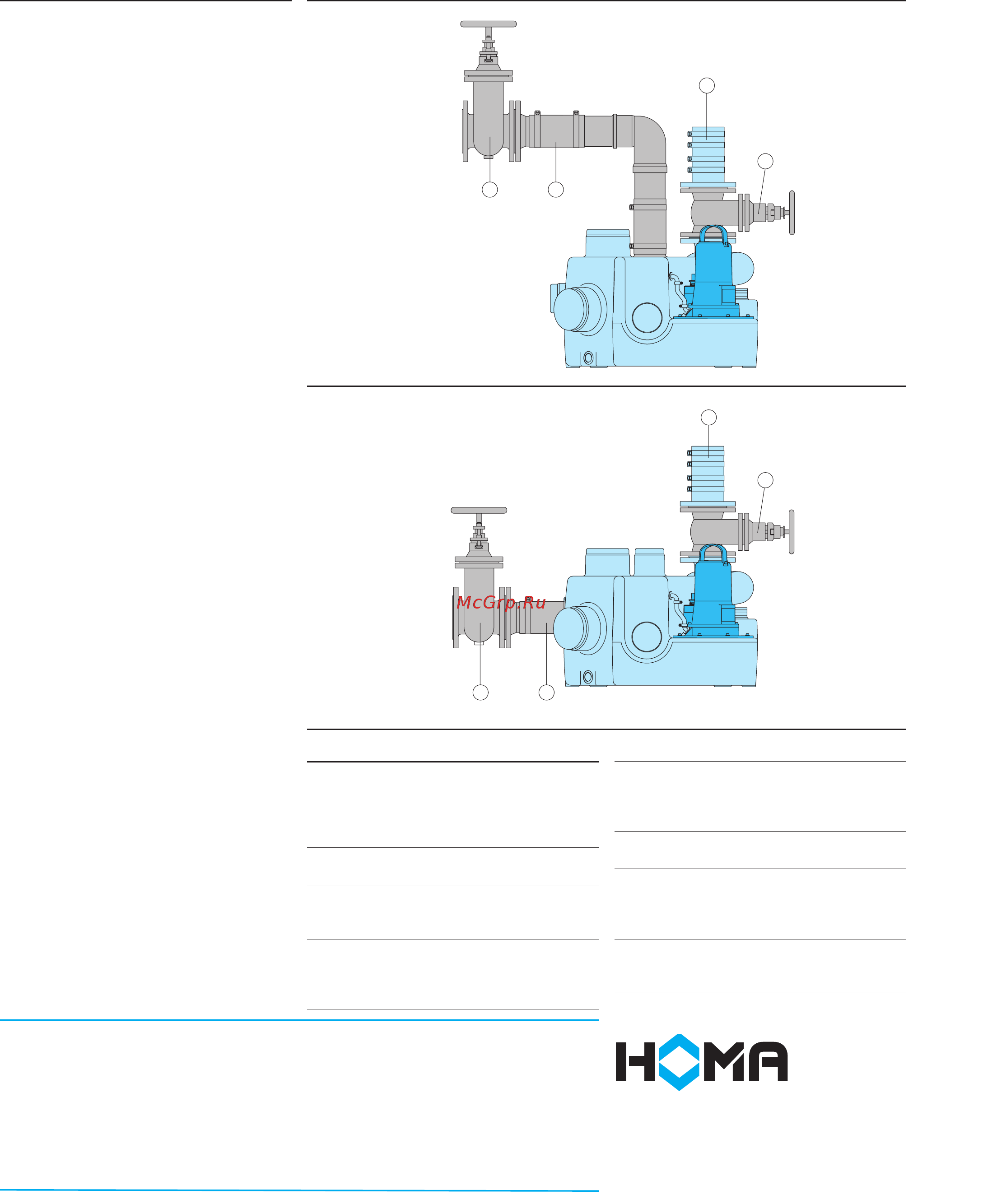 Homa Sanistar PLUS 630 D [4/4] Горизонтальное подводящее устройство