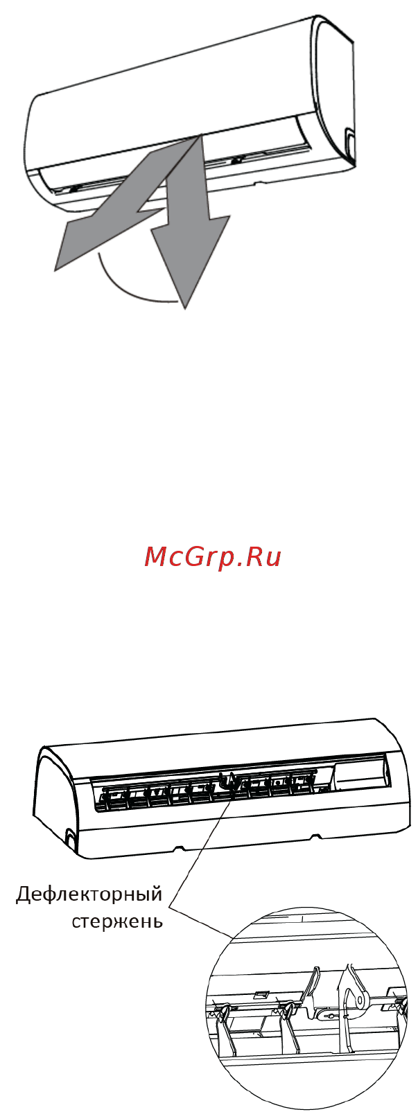 DEXP AC-R07OMA/W [11/24] Настройка потока воздуха