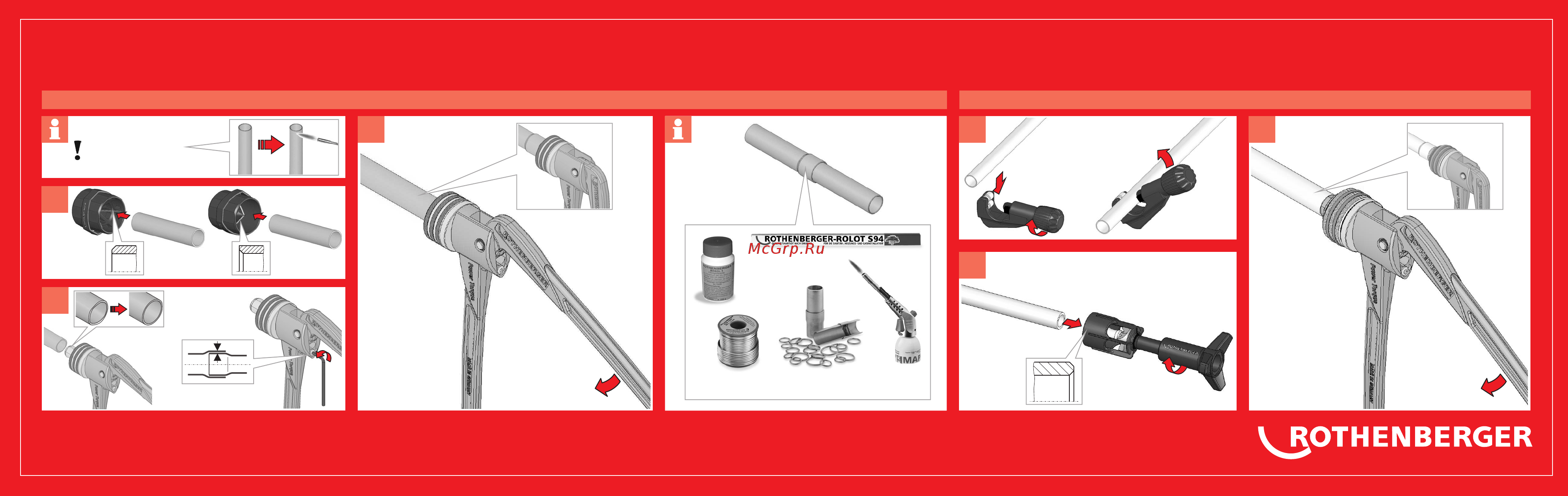 Rothenberger ROCAM POWER TORQUE 8-42мм Инструкция онлайн