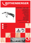 Rothenberger RODIADRILL 1800 DWS Инструкция по эксплуатации