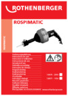 Rothenberger ROSPIMATIC Инструкция по эксплуатации