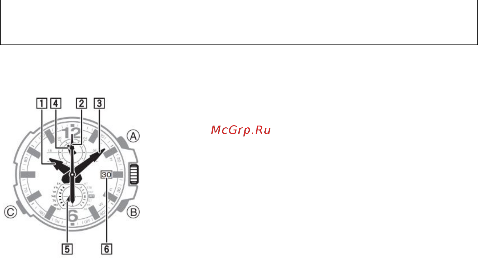 Casio GW-A1100KH-3A Инструкция по эксплуатации онлайн [2/9] 450299
