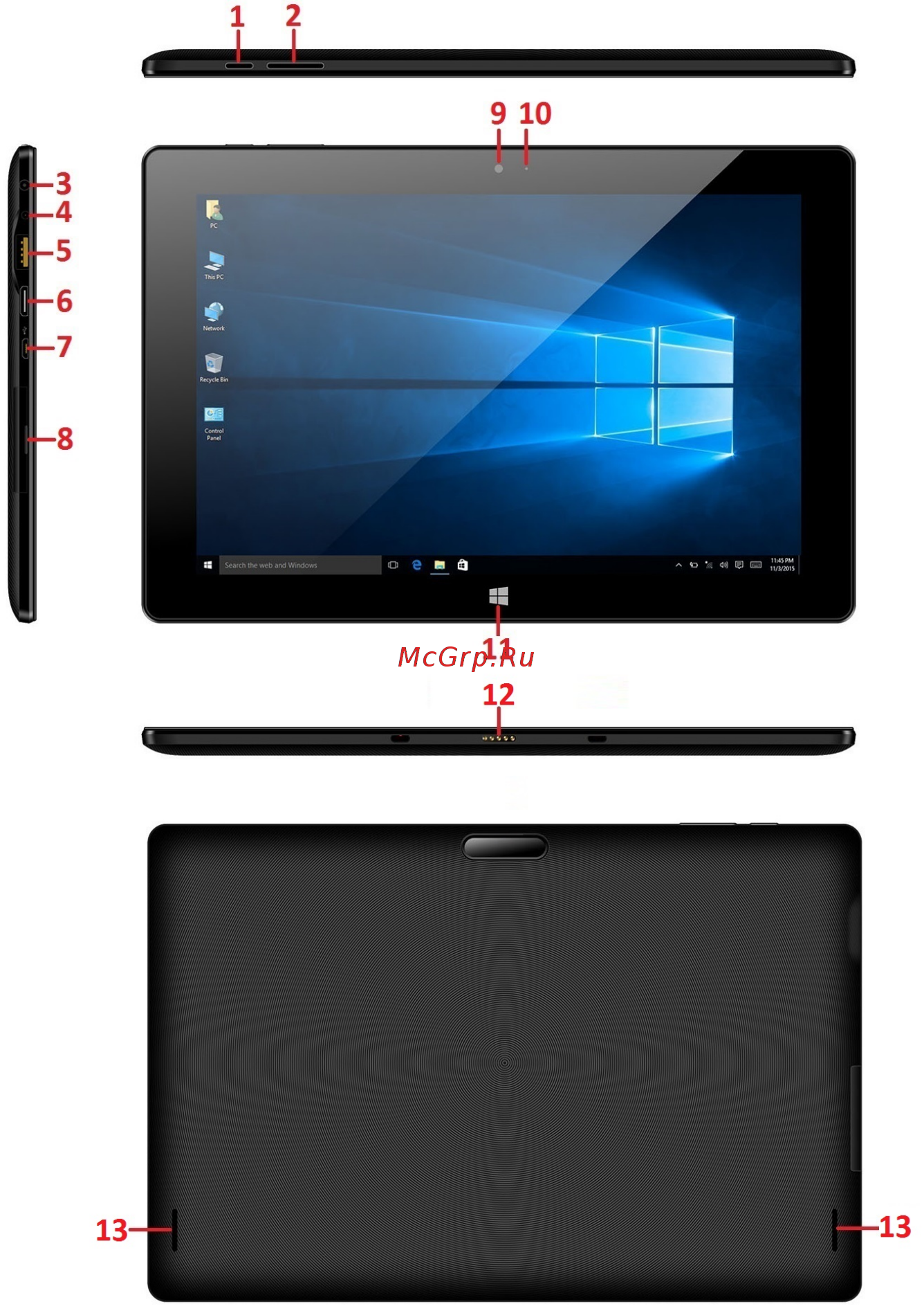 DEXP Ursus KX310i [8/16] Схема устройства