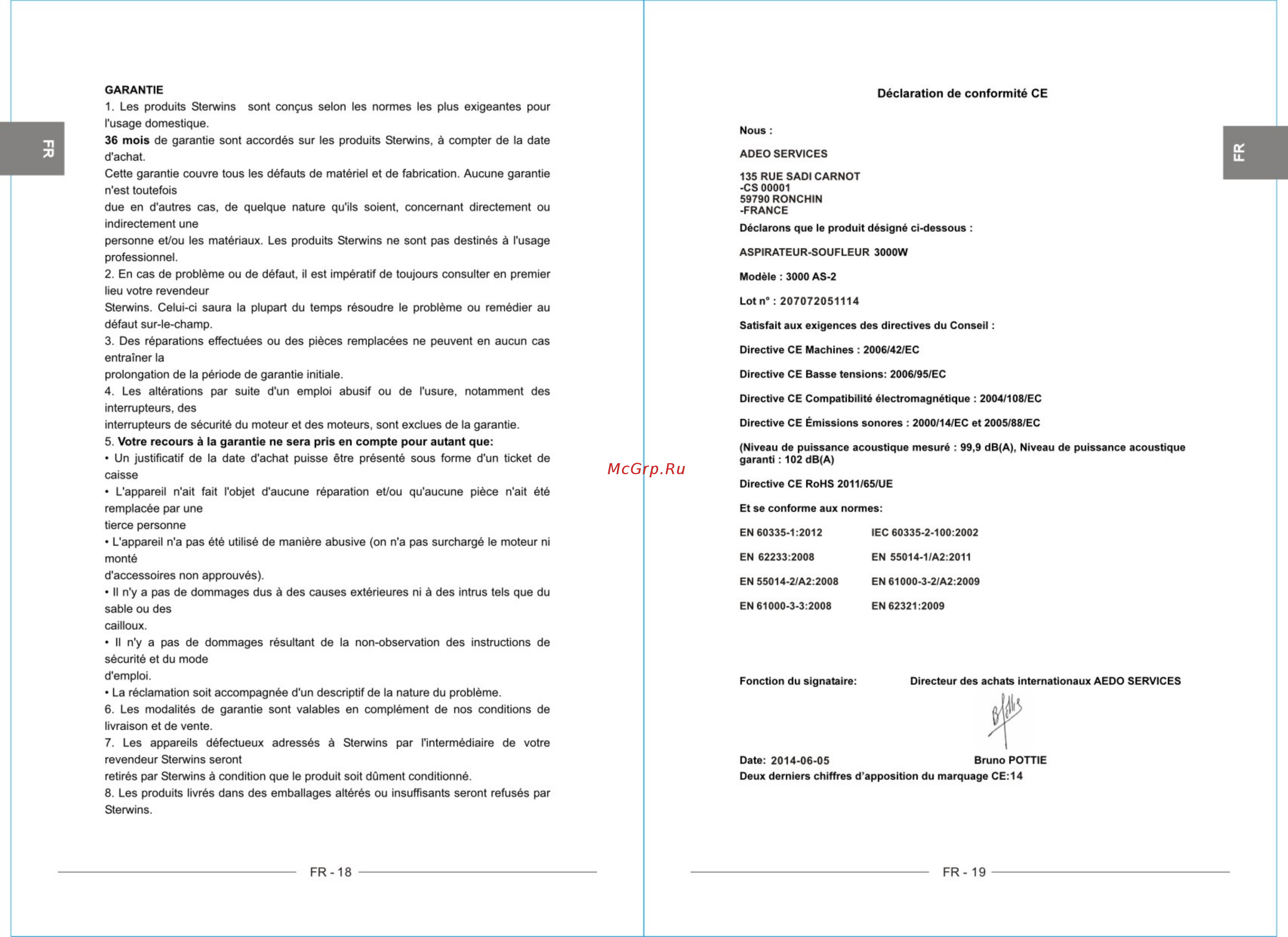 Sterwins 3000 АС-2 [11/11] Adeo services
