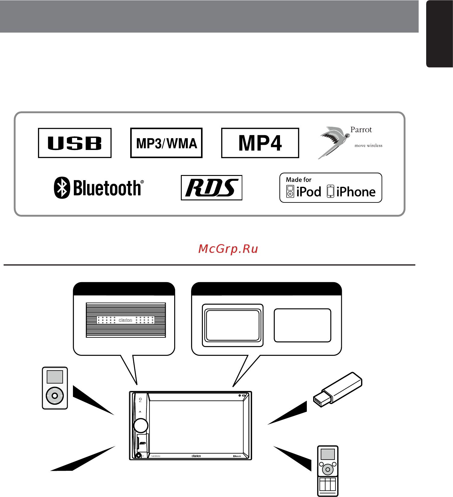 Clarion NX302E [3/129] Features