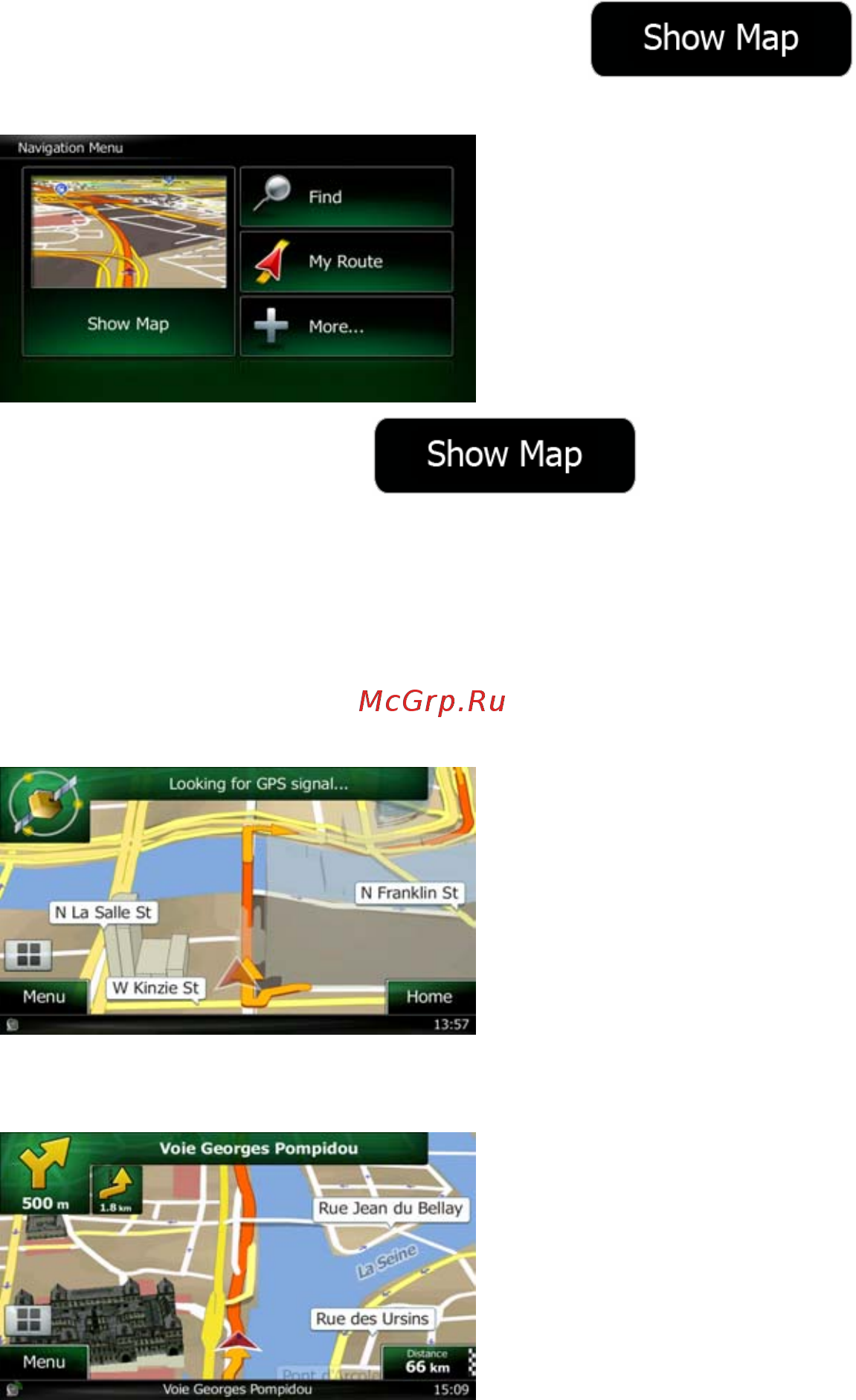 Clarion NX302E [41/129] Map screen
