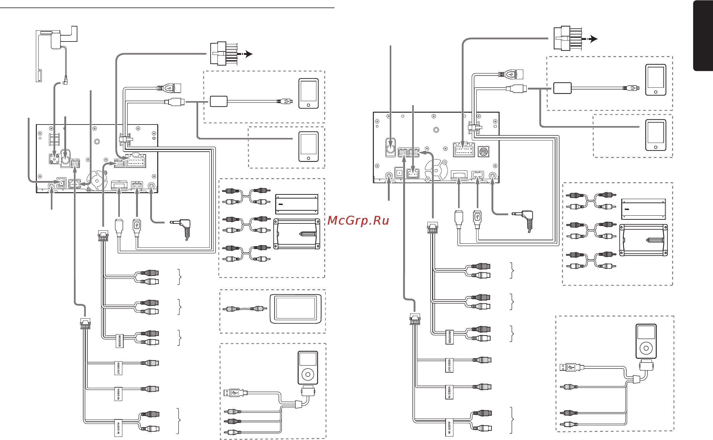 Clarion NX504E [61/164] Wire connection