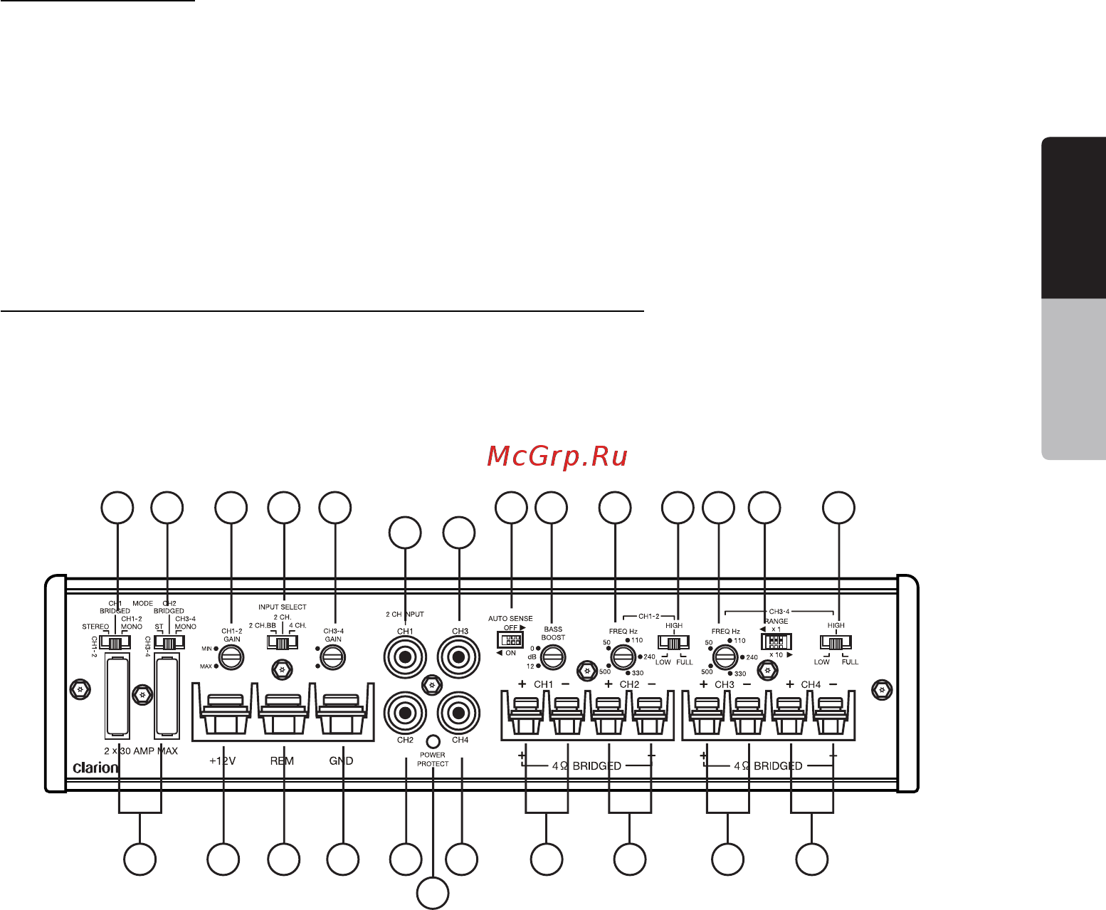 Clarion XC6210 [3/18] Description