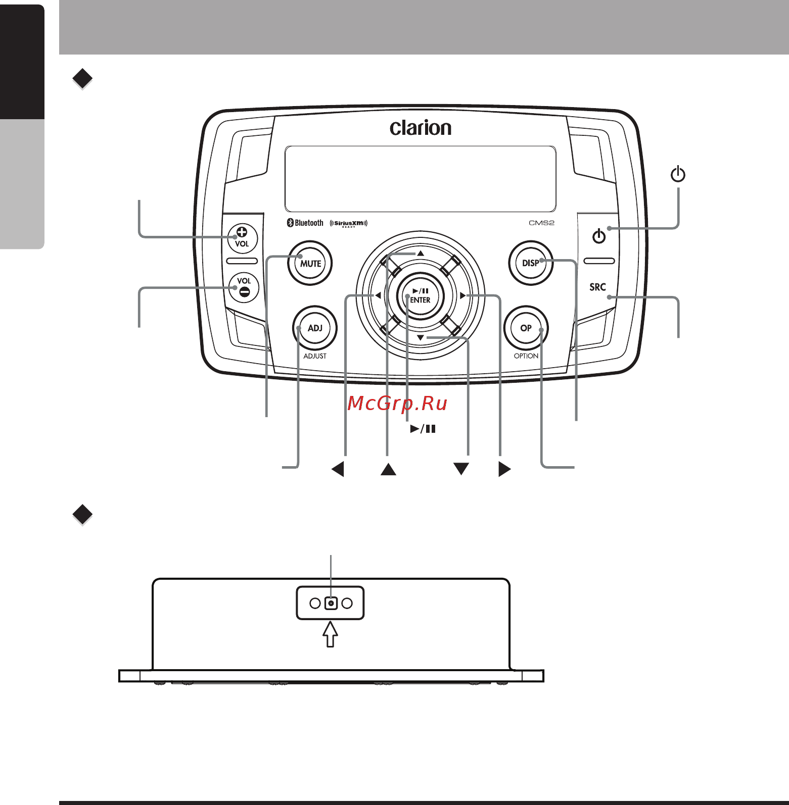 Clarion CMS2 [4/21] Controls