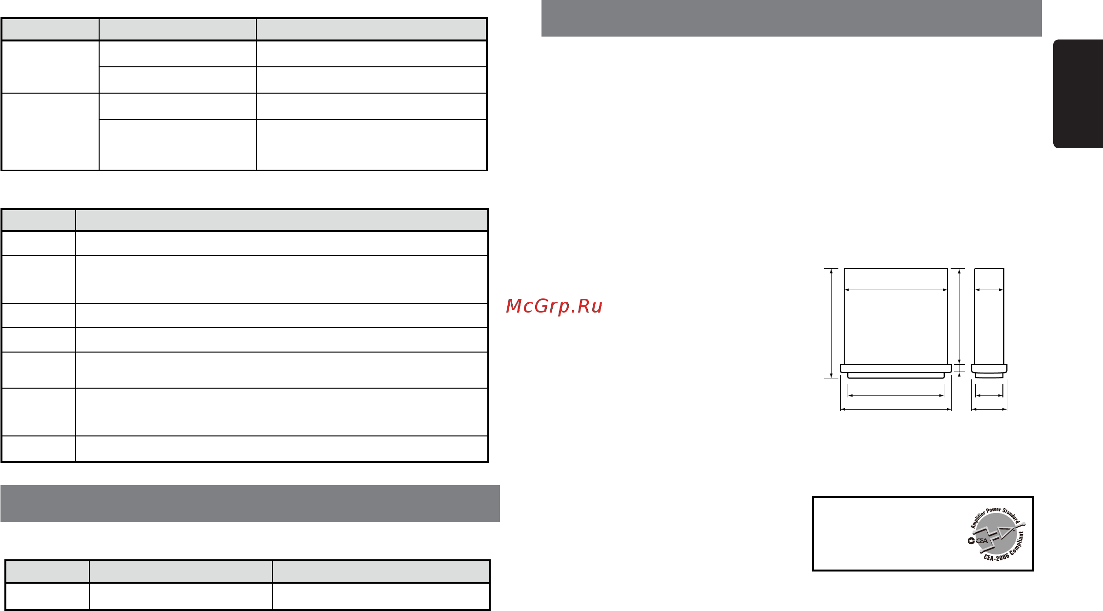 Clarion M502 [15/55] Error displays