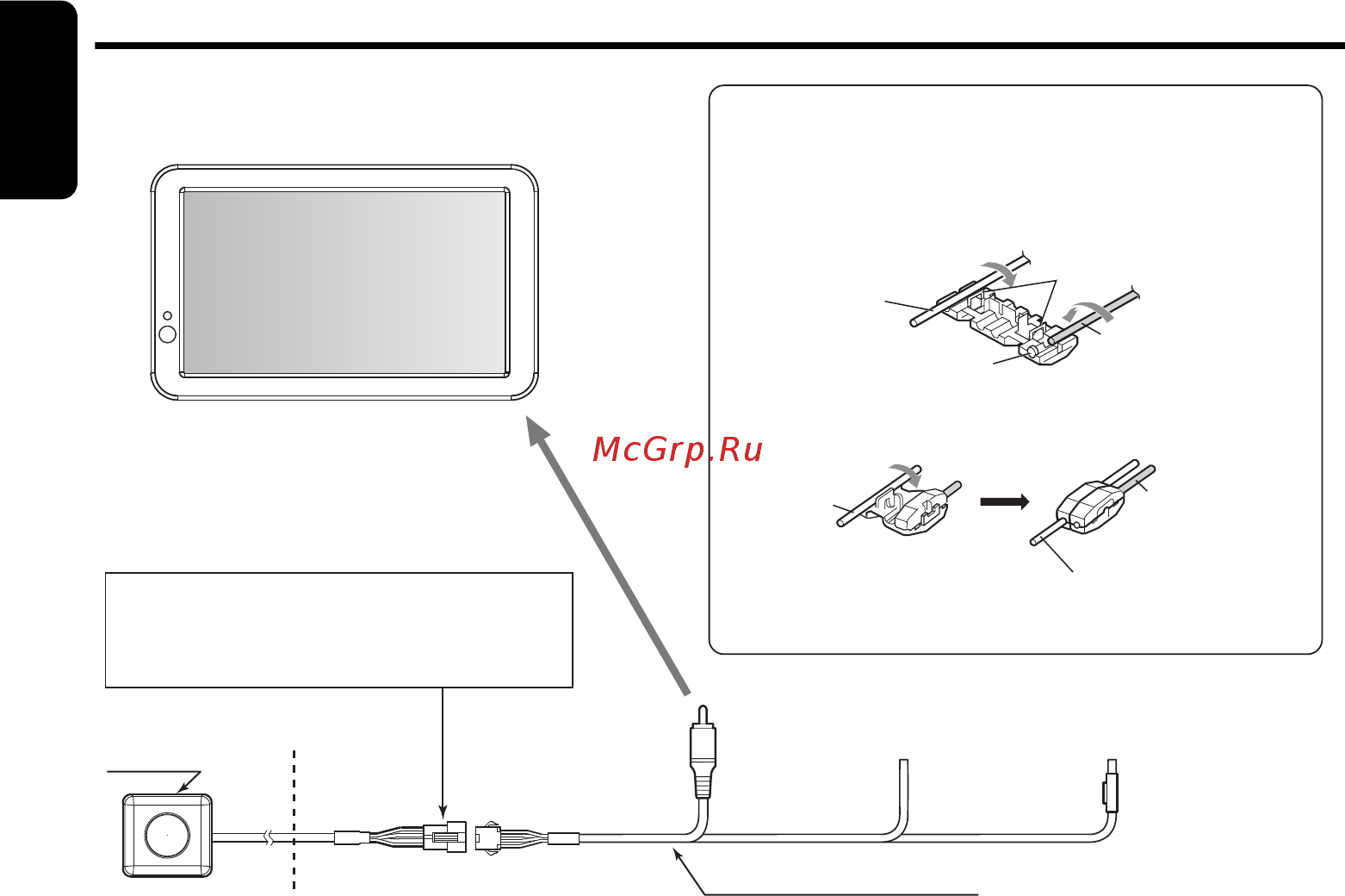 Clarion CC4001U [10/11] Connecting to a monitor