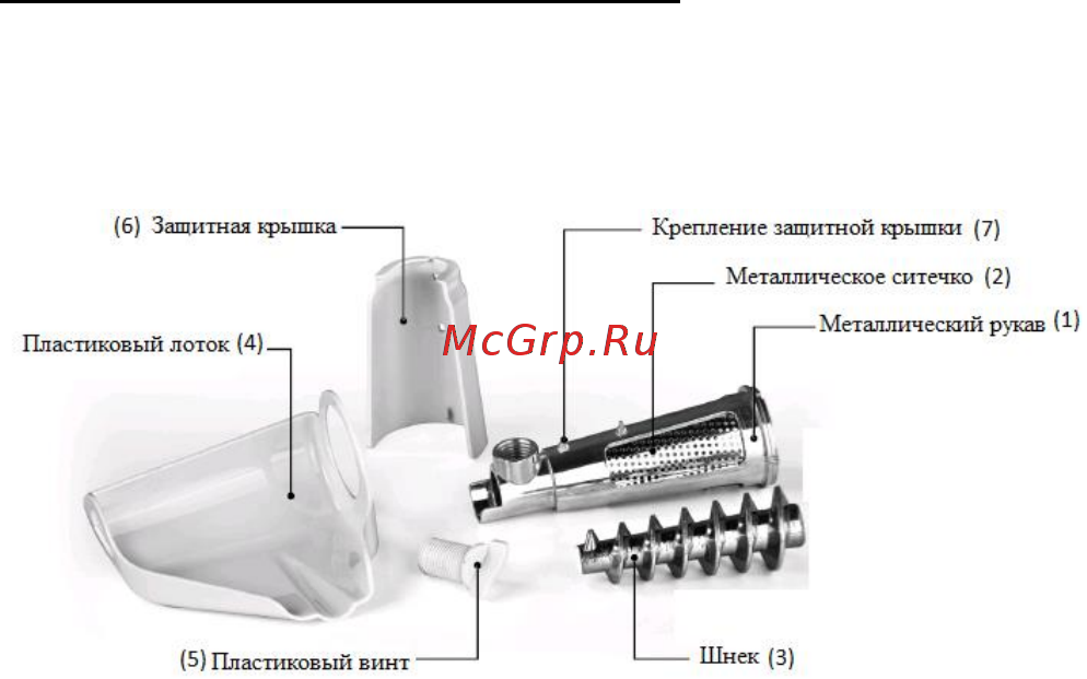 Polaris PTJ 0102 [15/21] Шырынсыққыш қондырмасының сипаттамасы