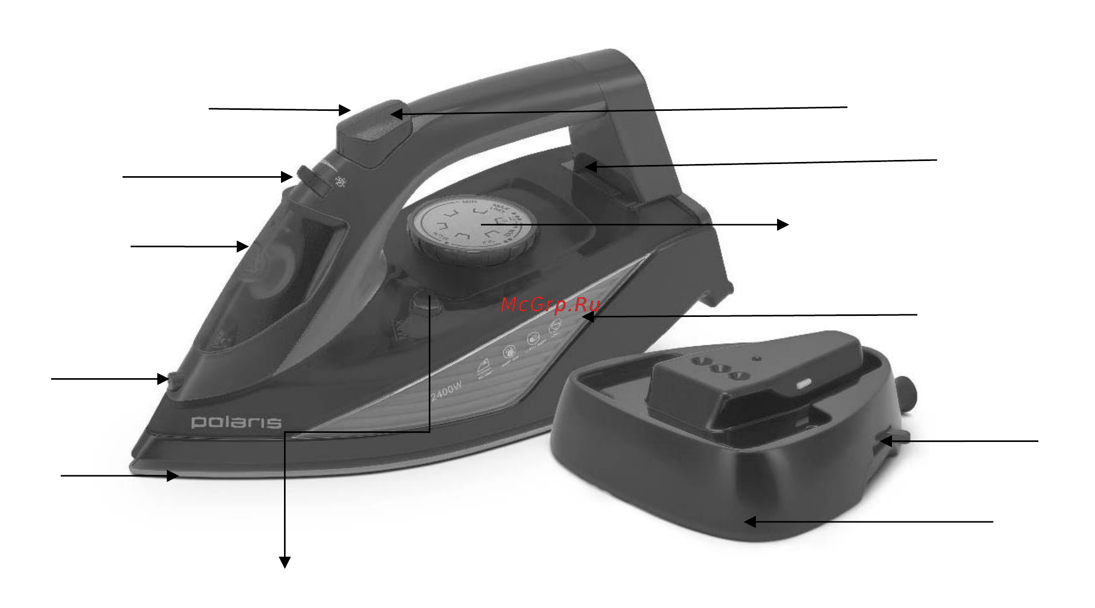 Polaris PIR 2457K Cord[less] Инструкция по эксплуатации онлайн [3/37] 451072