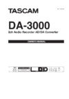 Tascam DA-3000 Руководство пользователя