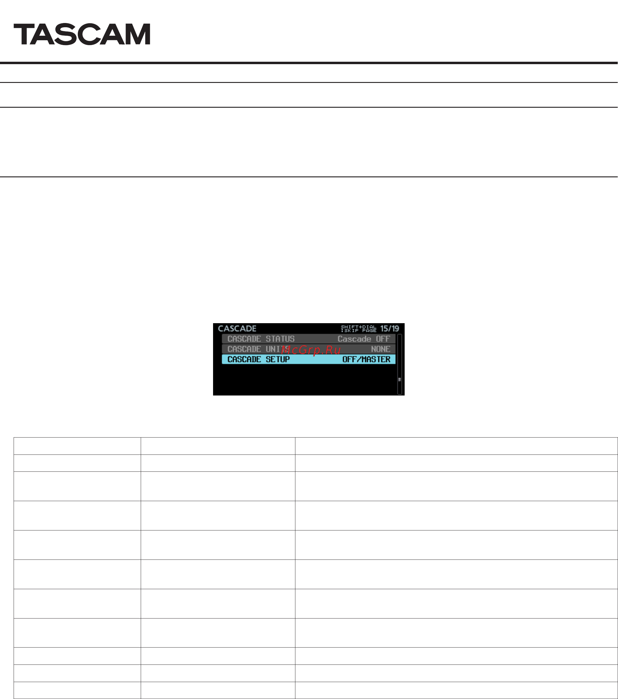 Tascam DA-6400 [2/36] New functions in firmware version 2 0