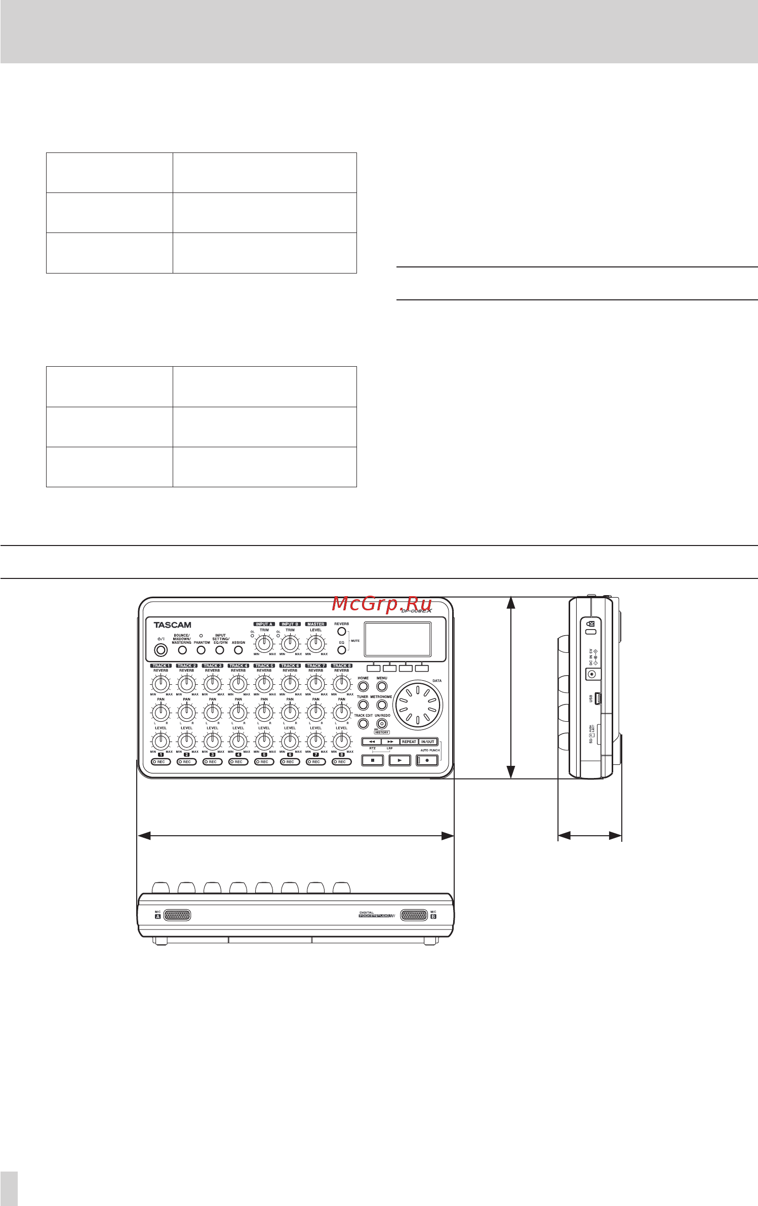 Tascam DP-008EX [88/92] Backup memory