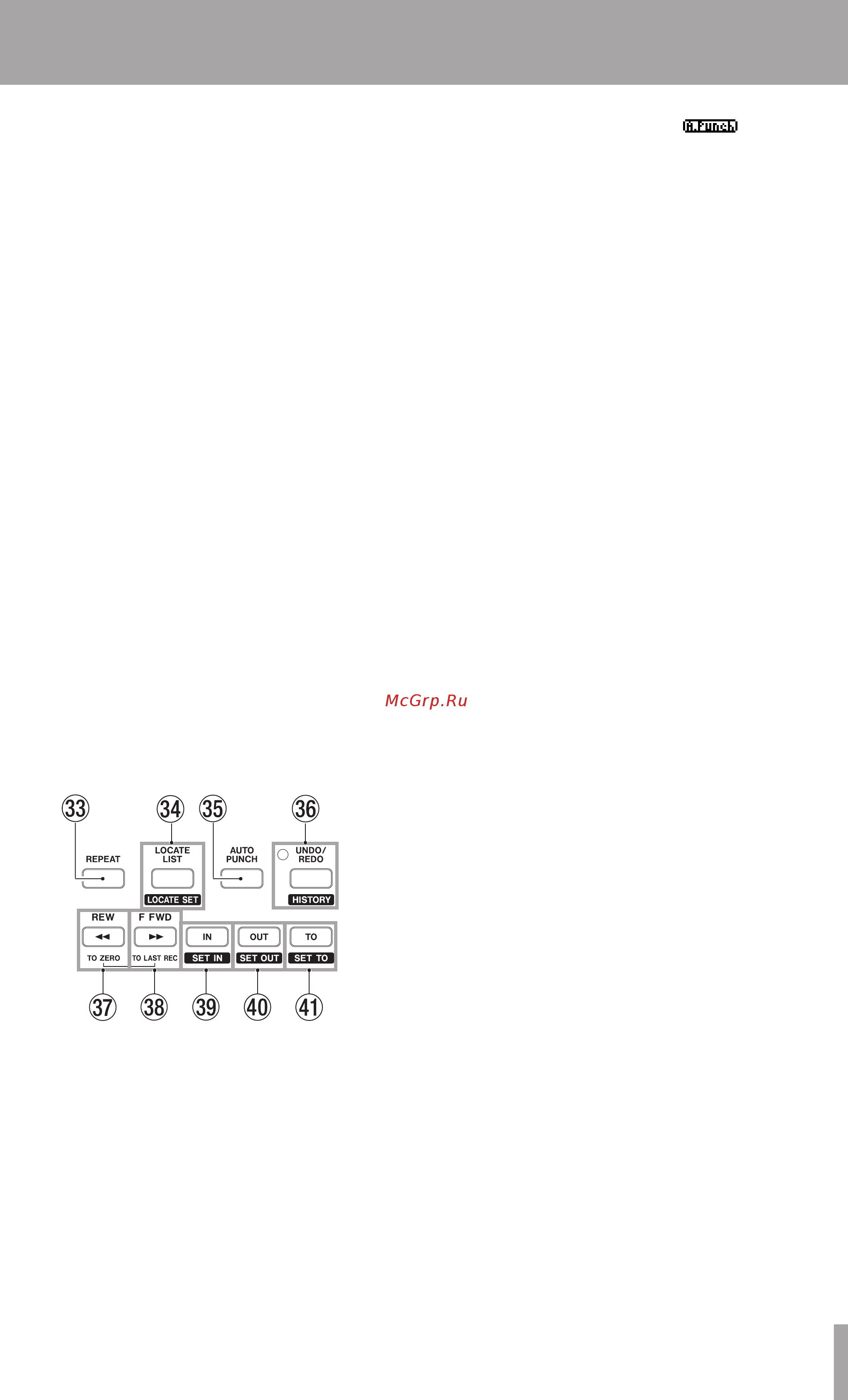 Tascam DP-03SD [21/76] Names and functions of parts