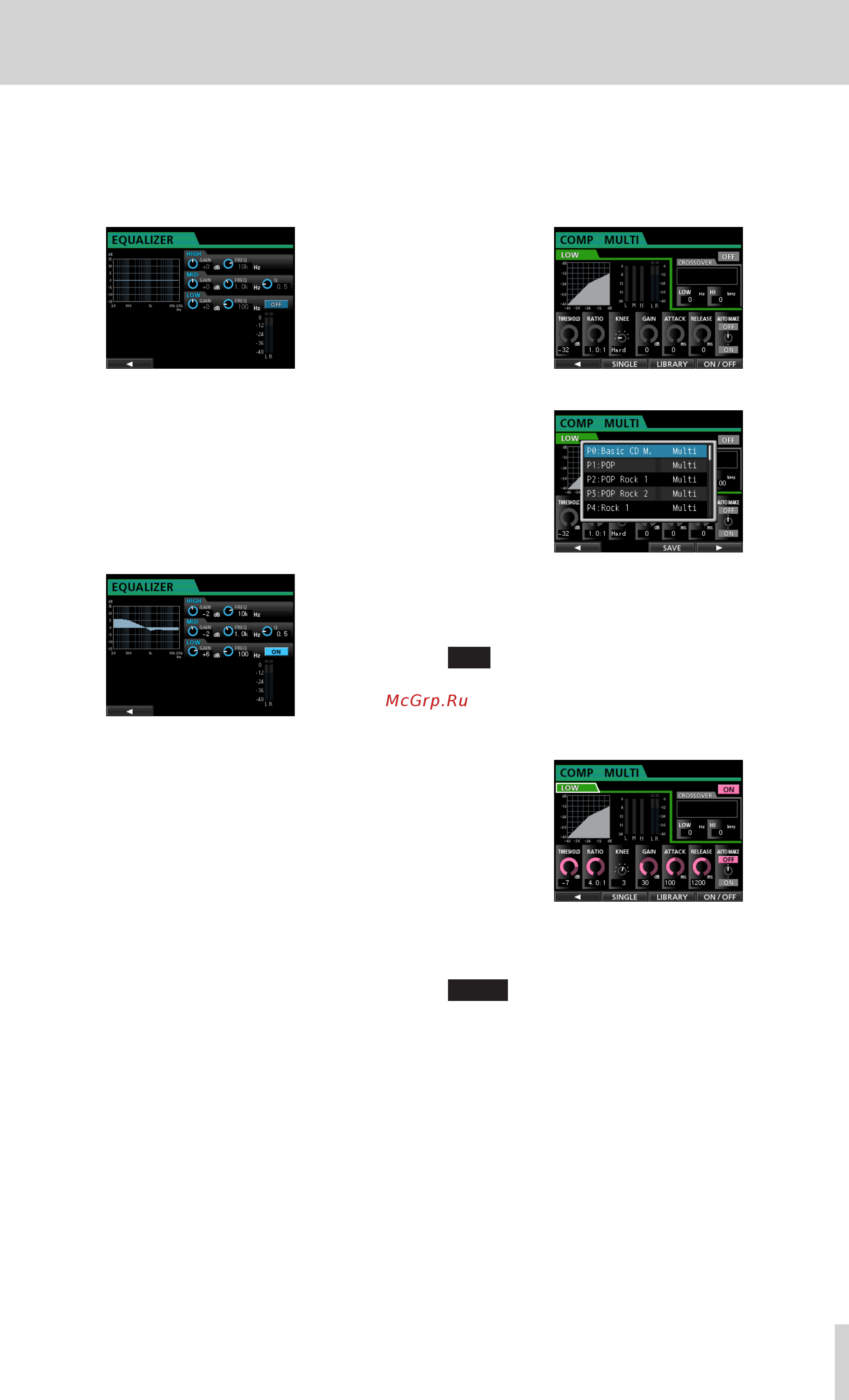 Tascam DP-24SD [17/80] Quick guide