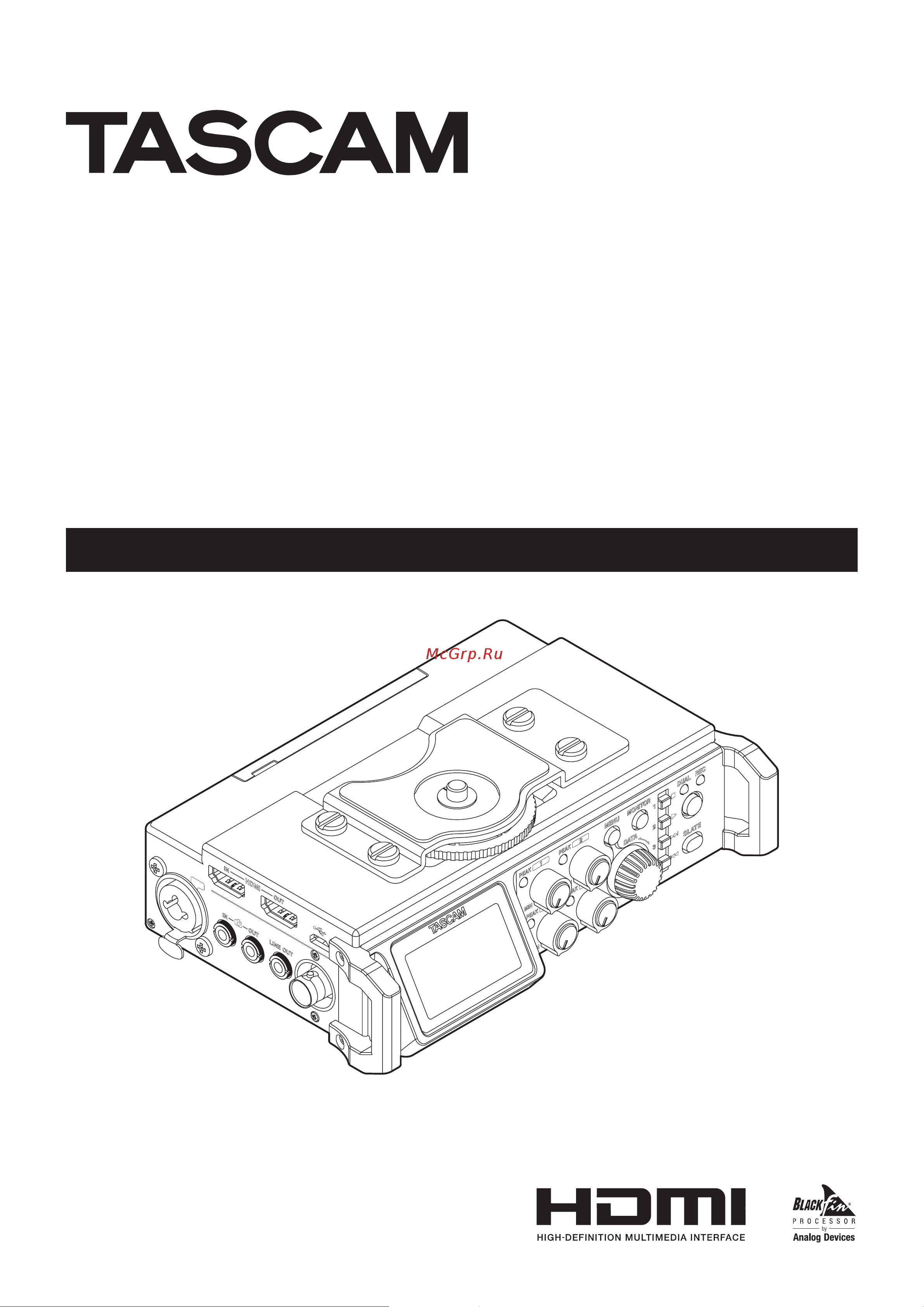 Tascam DR-701D Руководство по эксплуатации онлайн