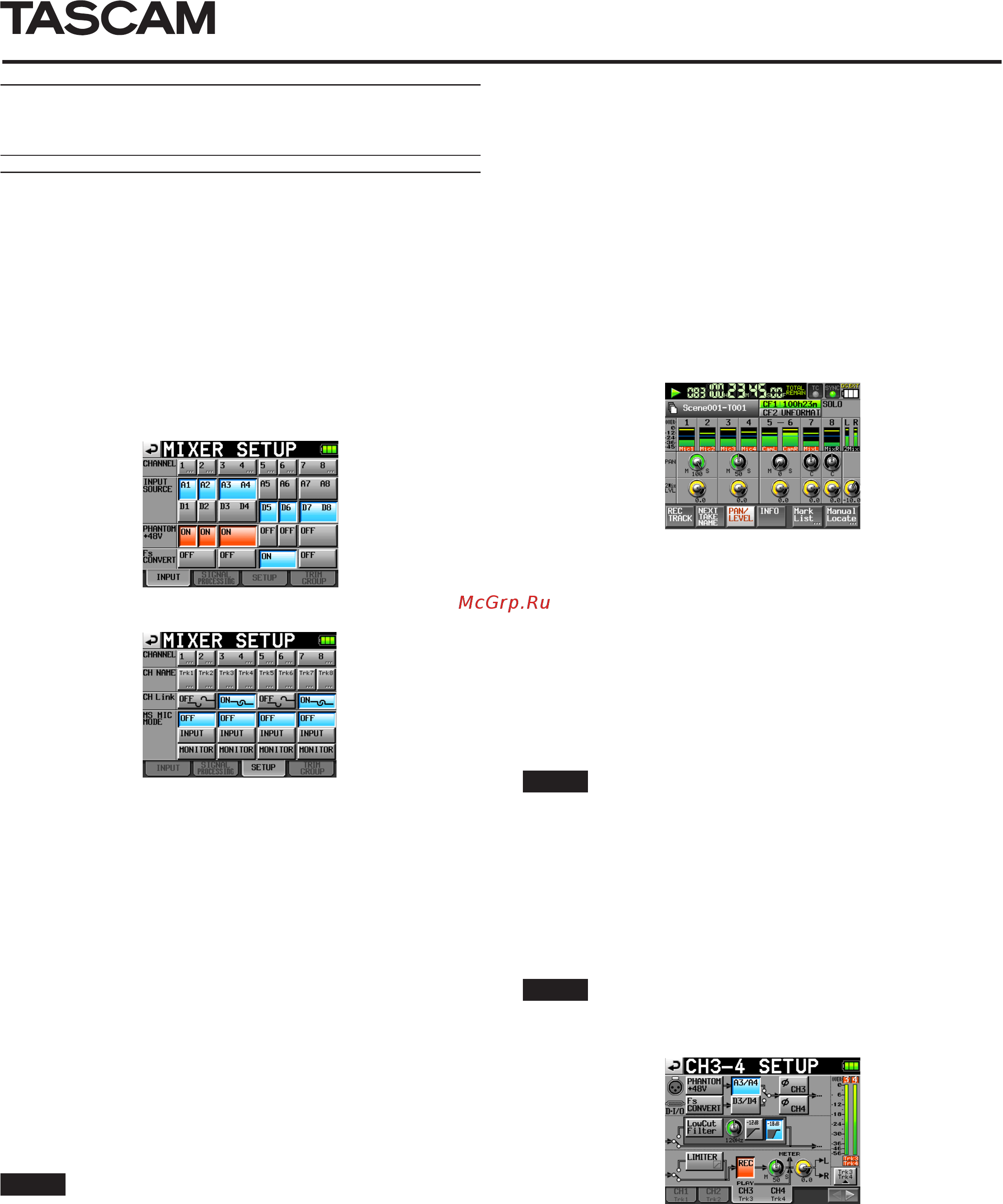 Tascam HS-P82 [5/12] Hs p82