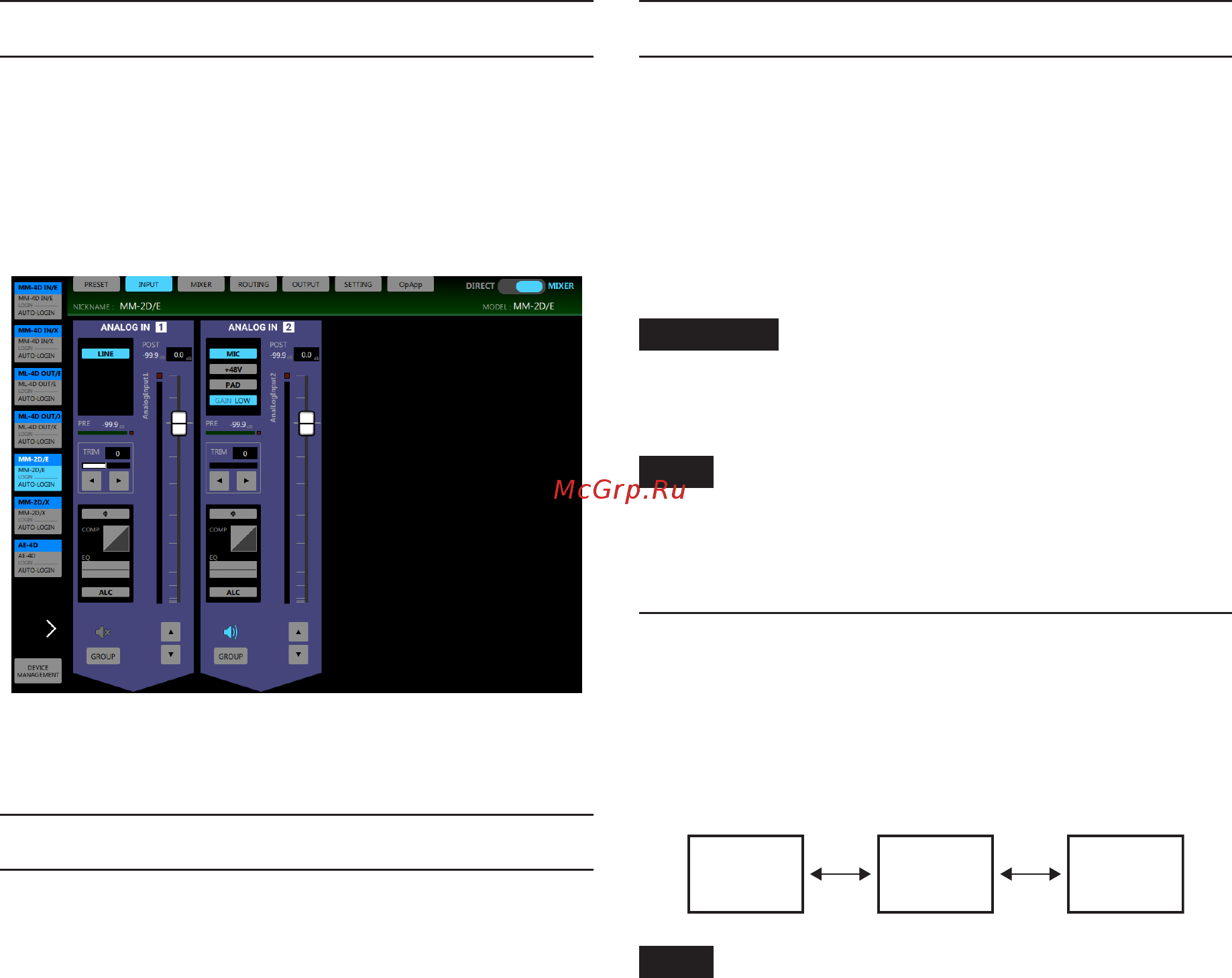 Tascam MM-2D-E [12/92] Application overview