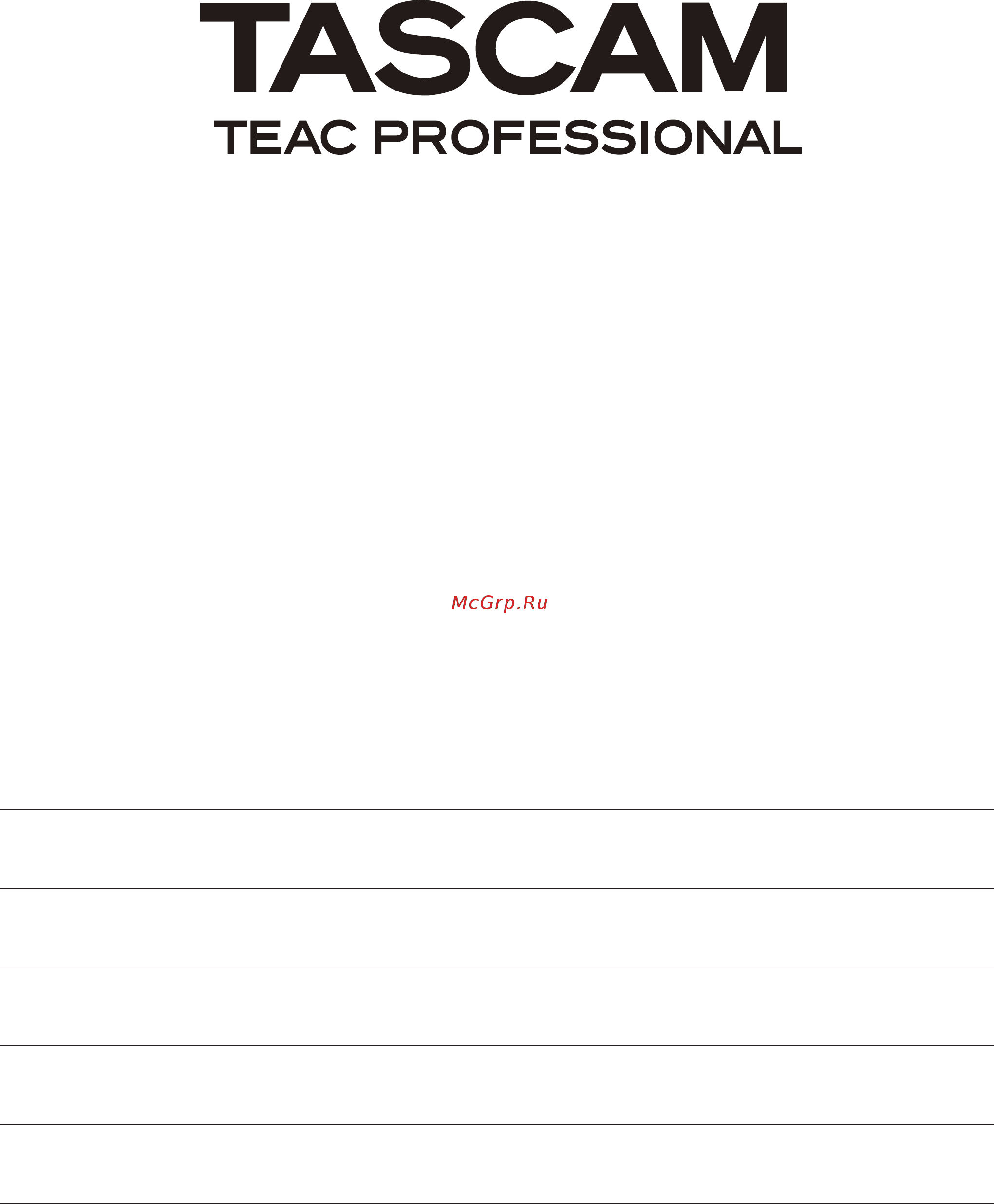 Tascam RC-SS20 [8/8] Rc ss20