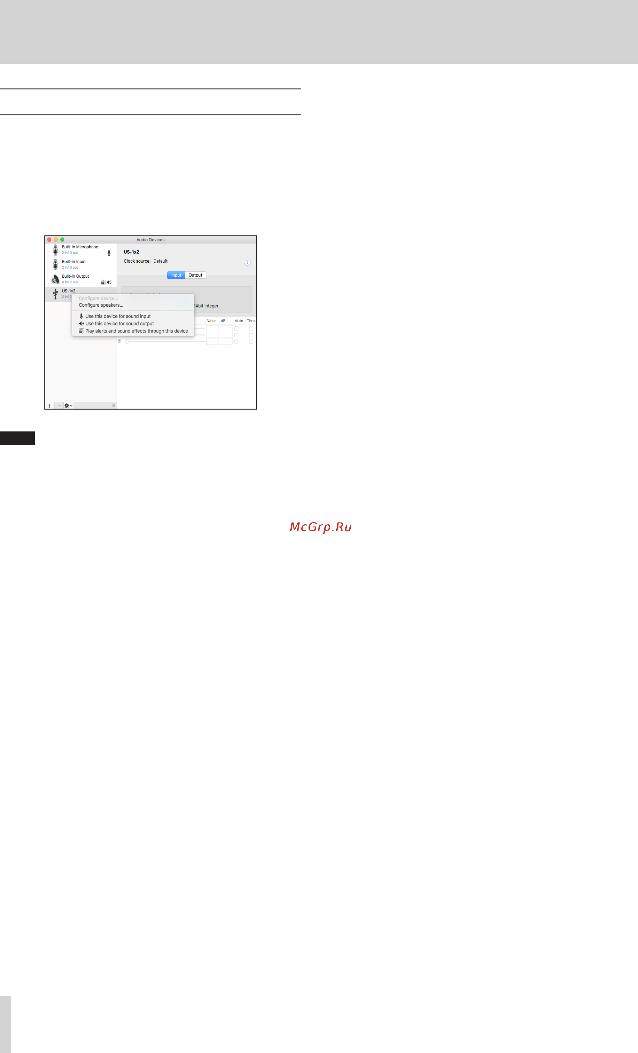 Tascam US-1x2 [18/24] Mac os x and itunes