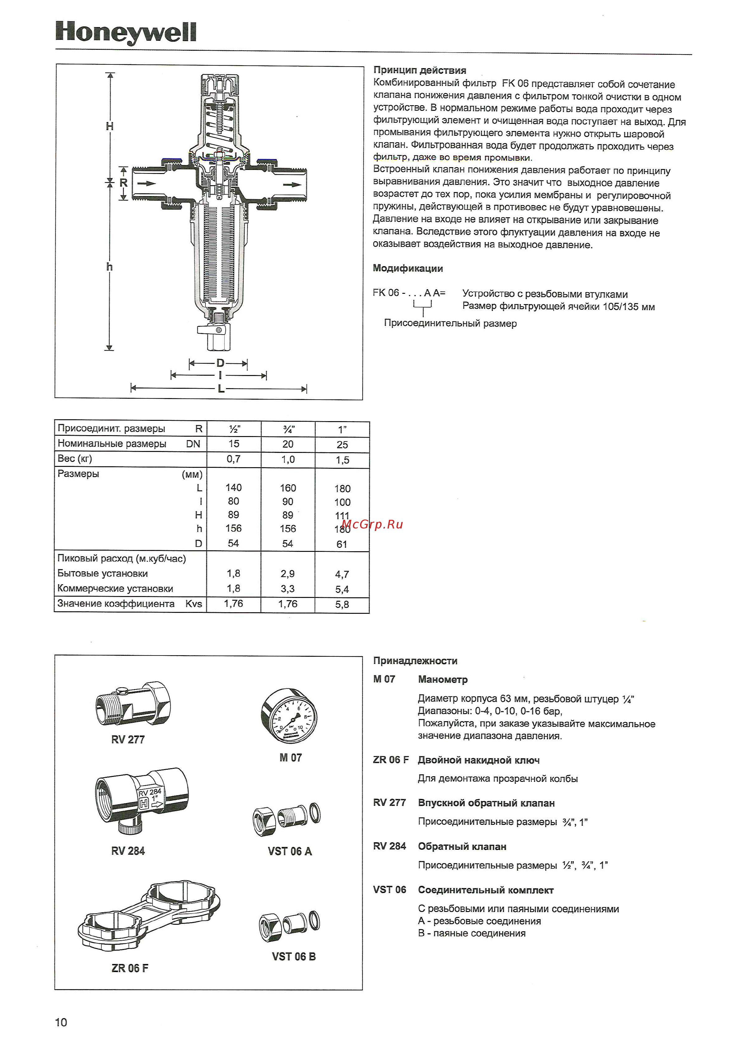 Honeywell FK06-1/2
